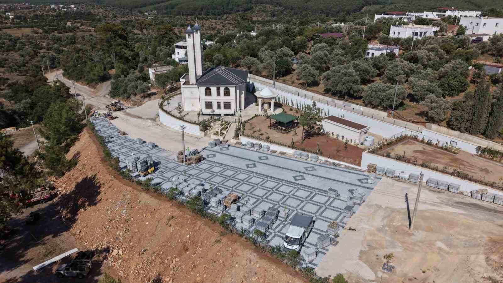 Bodrum Belediyesi Fen İşleri Müdürlüğü ekipleri tarafından Çamlık Mahallesinde bulunan