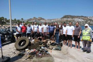 Bodrum Belediyesi tarafından ’Denize En Çok Mavi Yakışır’ sloganıyla hayata