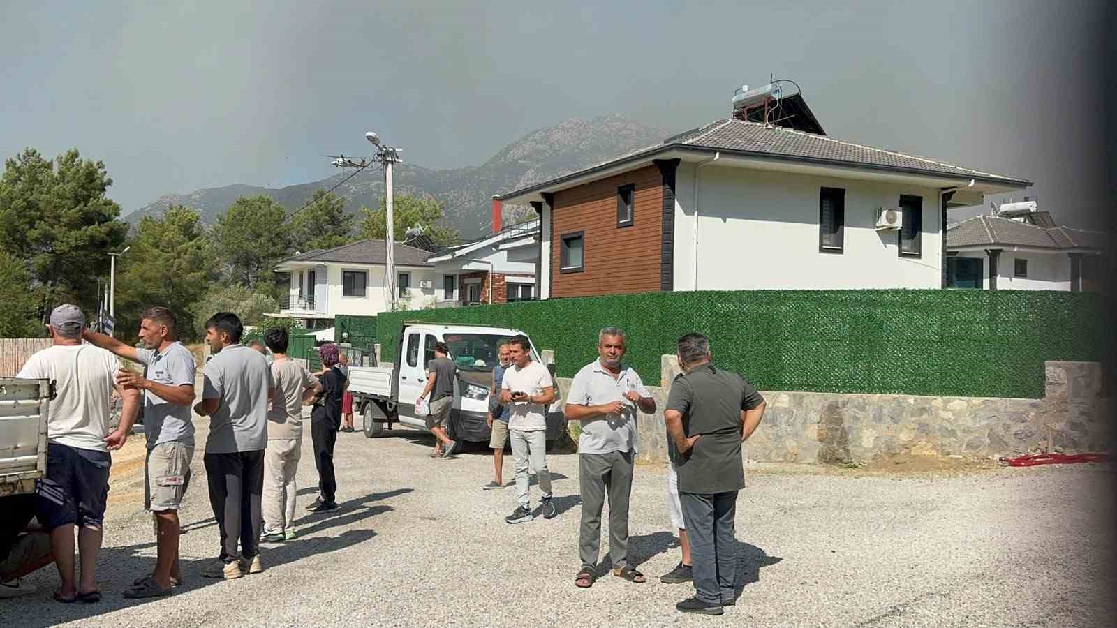 Muğla’nın Fethiye ilçesi Üzümlü Mahallesi’nde önceki gün çıkan ve kontrol