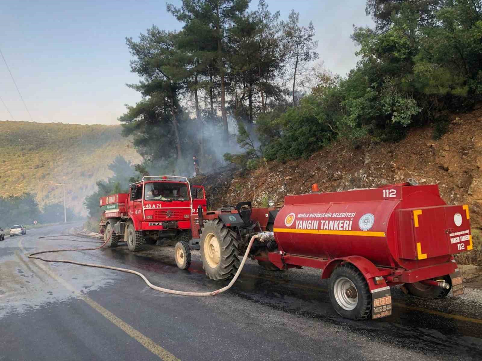 Muğla’nın Menteşe ilçesi kırsal Çiftlik ve Kafaca mahalleleri arasında çıkan
