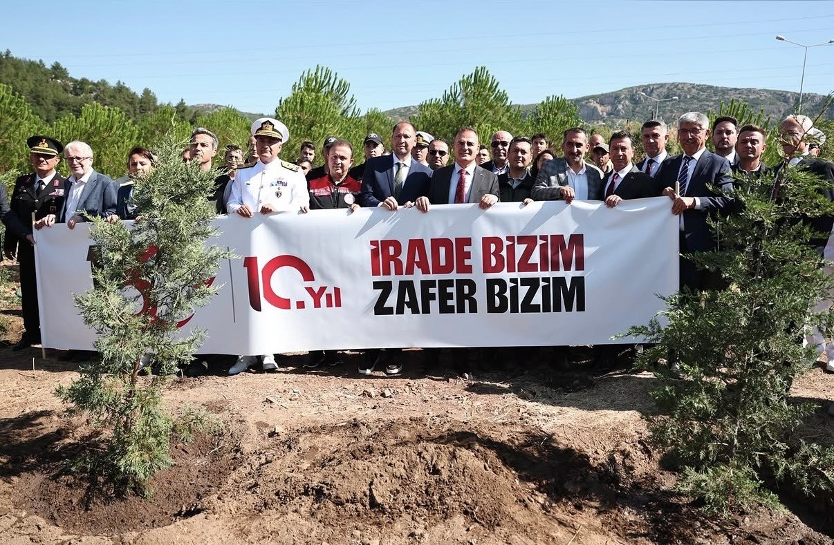 Muğla’da 15 Temmuz Demokrasi ve Milli Birlik Günü dolayısıyla düzenlenen