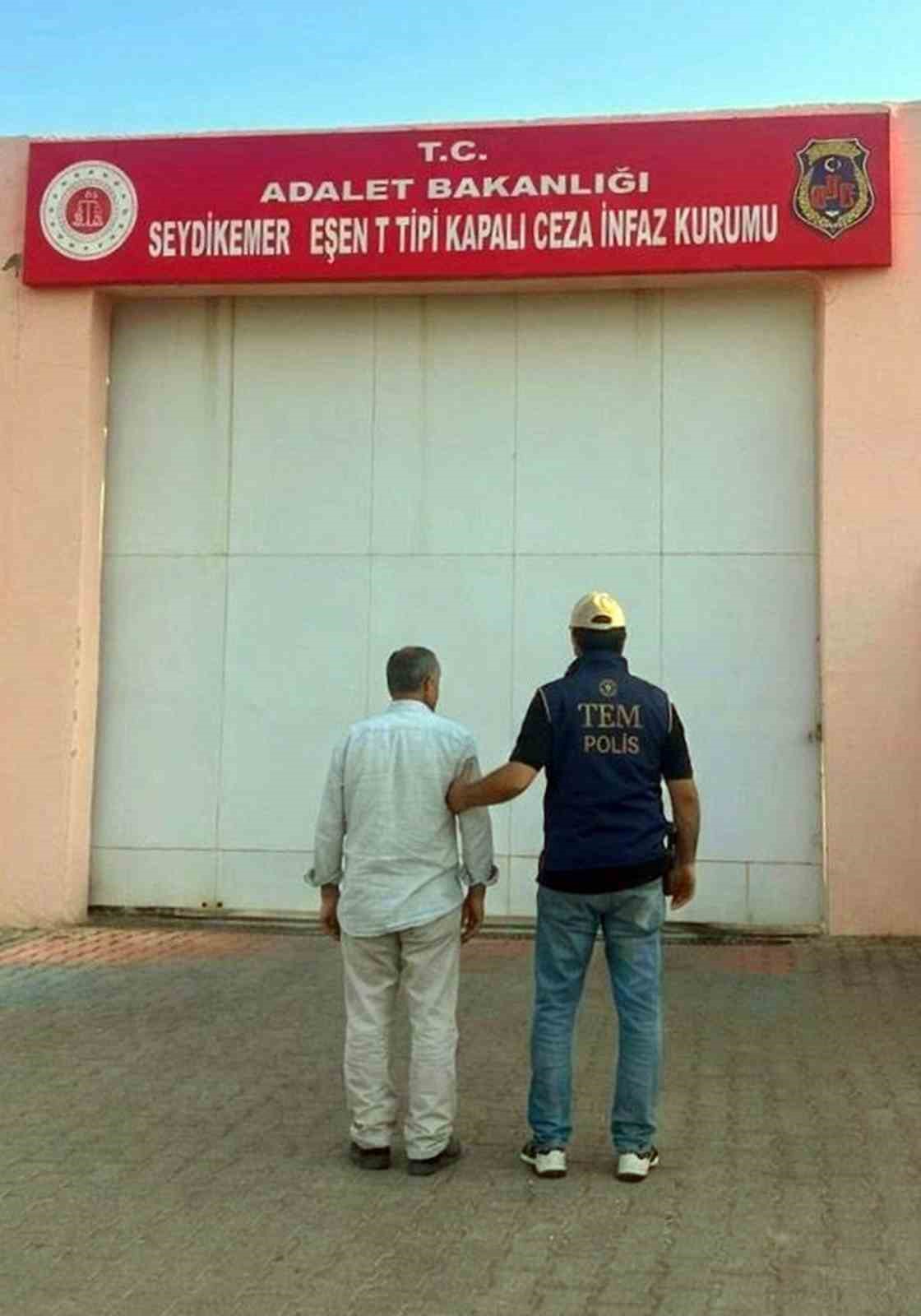 Muğla’da, FETÖ Silahlı Terör Örgütü’ne yönelik yürütülen çalışmalar kapsamında hakkında
