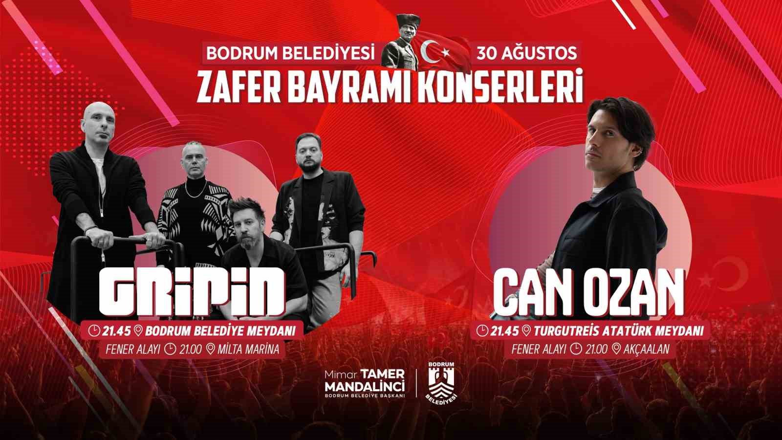 Bodrum Belediyesi, 30 Ağustos Zafer Bayramı’nı bu yıl da yarımadanın