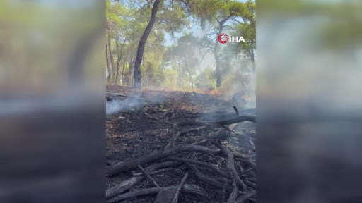 Muğla’nın Fethiye ilçesinde doğal gaz çalışmasında kullanılan bir kamyonetteki jeneratörün
