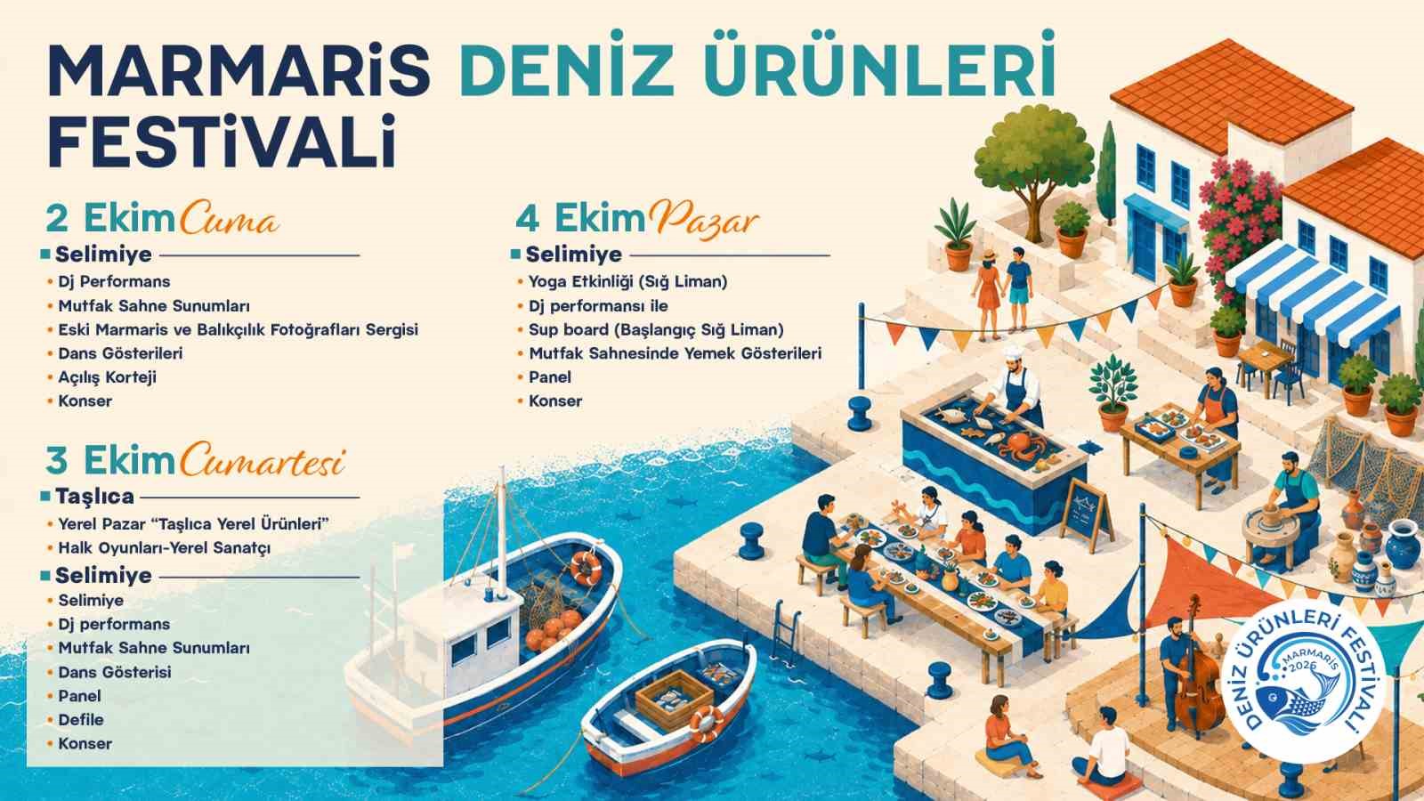 Marmaris Deniz Ürünleri Festivali, ikinci yılında daha geniş kitlelere ulaşmaya