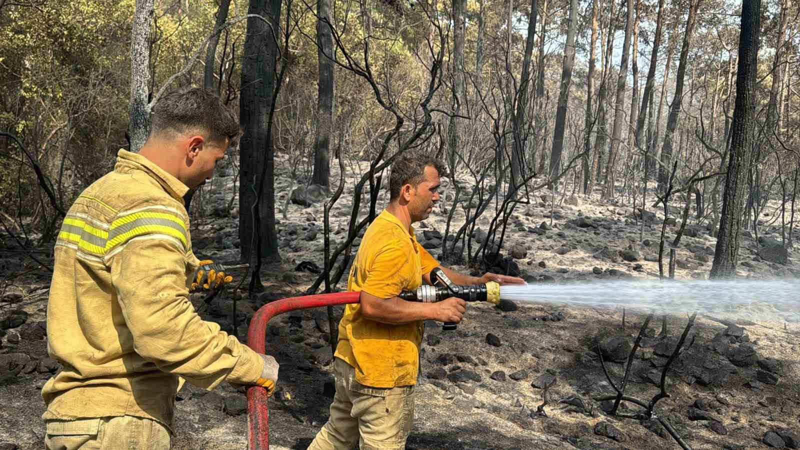 Muğla’nın Marmaris ilçesi Adaköy mahallesi Yalancıboğaz mevkiinde 15 Ağustos’ta çıkan