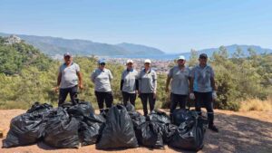 Marmaris Belediyesi Temizlik İşleri Müdürlüğü ekipleri, Armutalan Tepesi ile Datça