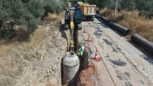 MUSKİ Genel Müdürlüğü, Milas ilçesi Menteş Mahallesi’nde yıllardır yaşanan kanalizasyon