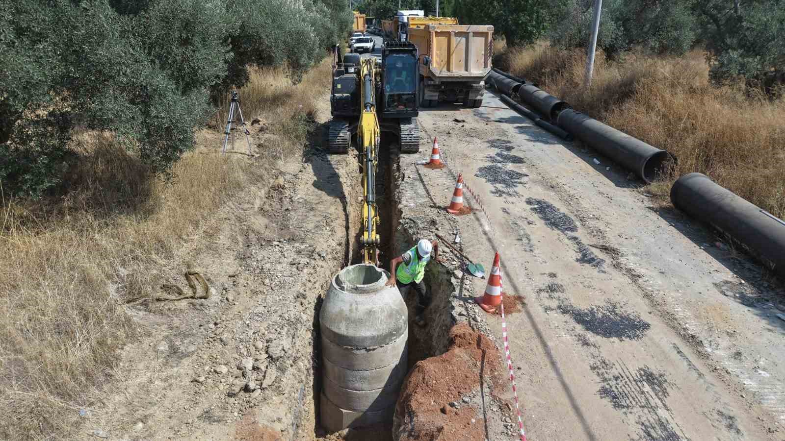 MUSKİ Genel Müdürlüğü, Milas ilçesi Menteş Mahallesi’nde yıllardır yaşanan kanalizasyon