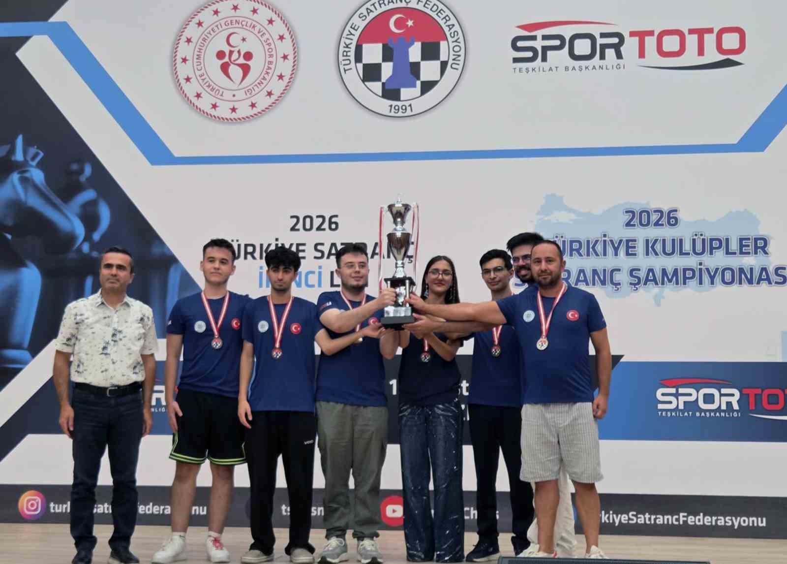 Denizli’de düzenlenen 2026 Türkiye Satranç Ligi’nde mücadele eden Muğla Büyükşehir