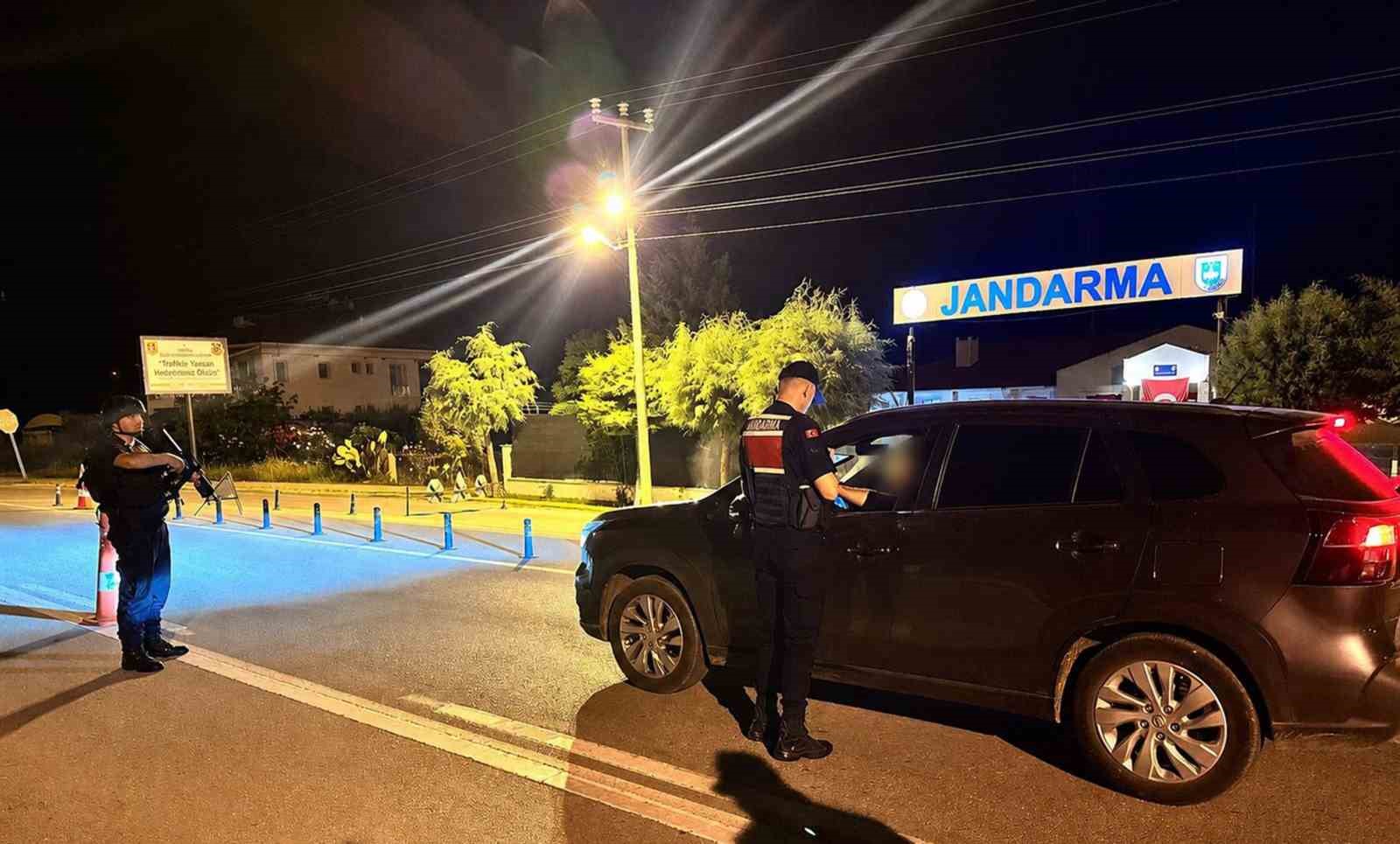 Muğla İl Jandarma Komutanlığı ekiplerince 24-30 Ağustos tarihleri arasında gerçekleştirilen