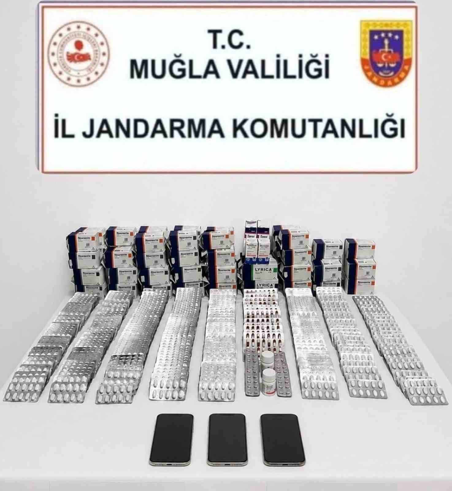 Muğla’da jandarma ekiplerinin 24-30 Ağustos tarihleri arasında gerçekleştirdiği uyuşturucu operasyonlarında