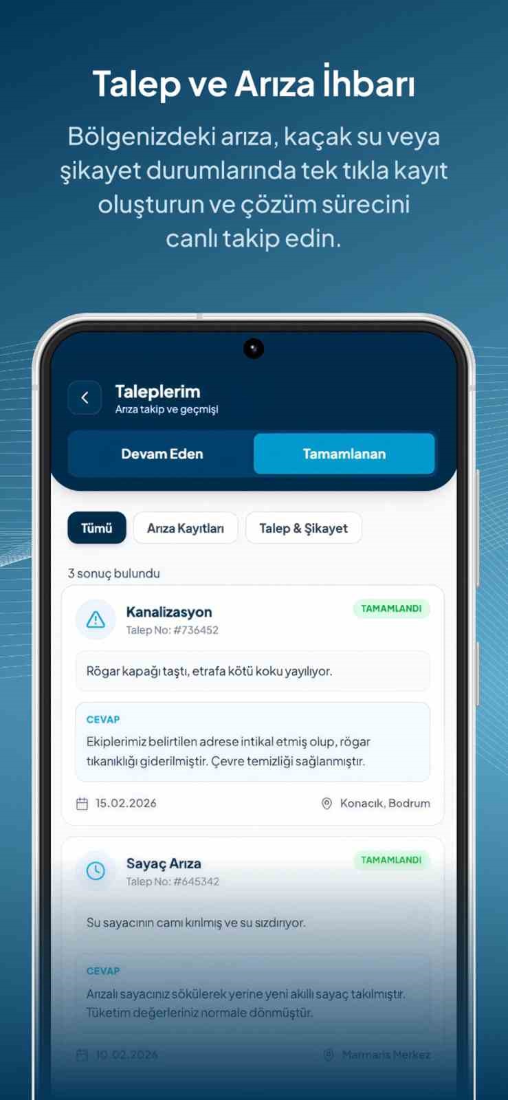 MUSKİ’nin yeni mobil uygulamasıyla vatandaşlar, abonelik, fatura, ödeme, arıza bildirimi