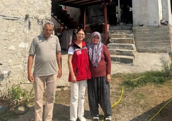Muğla’nın Seydikemer ilçesinde yaşanan yangın felaketinin ardından yaraları sarmak ve