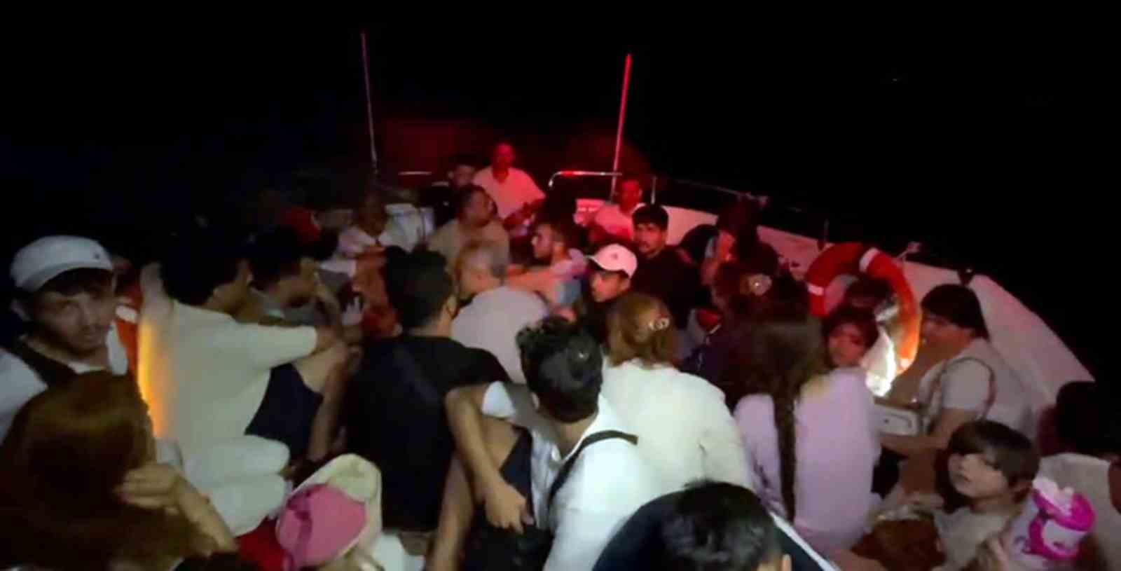 Muğla’nın Datça ilçesi açıklarında 2 can salı içinde Yunanistan sahil