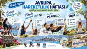 Bodrum Belediyesi, 16-22 Eylül Avrupa Hareketlilik Haftası kapsamında sağlıklı yaşamı,