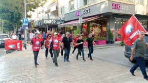 Eğitim-İş Ortaca ve Eğitim Sen Köyceğiz temsilcilikleri, Manisa Turgutlu'da 11