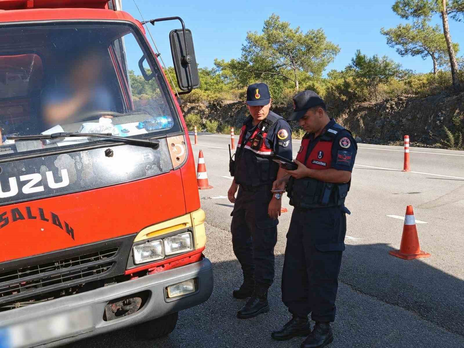 Muğla İl Jandarma Komutanlığı Trafik Jandarması Timleri tarafından 7-13 Eylül