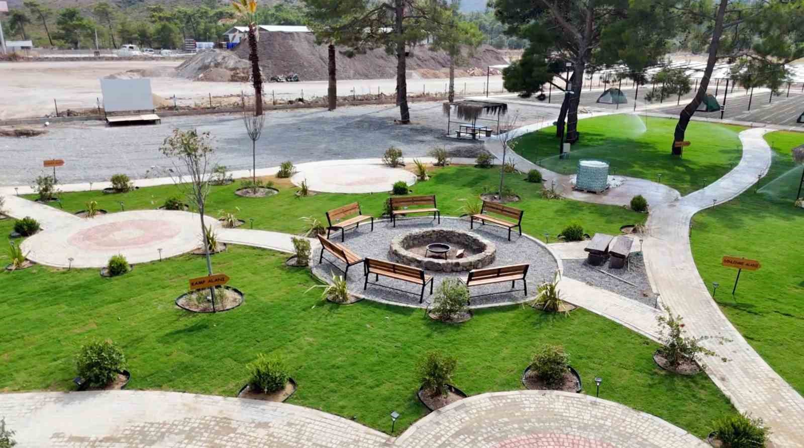 Muğla Büyükşehir Belediyesi tarafından Marmaris’in İçmeler Asparan Mevkii’nde hayata geçirilen