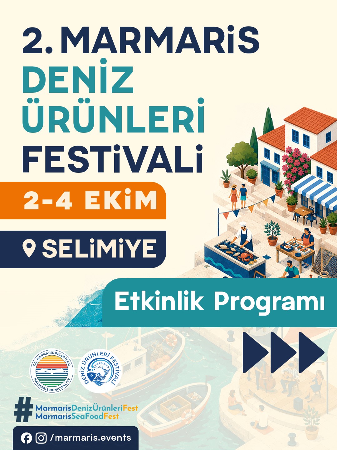 Muğla’nın Marmaris ilçesi Selimiye Mahallesi, 2-4 Ekim tarihleri arasında deniz