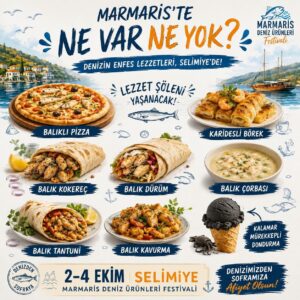 Marmaris Deniz Ürünleri Festivali, birbirinden farklı deniz ürünleri ve özgün