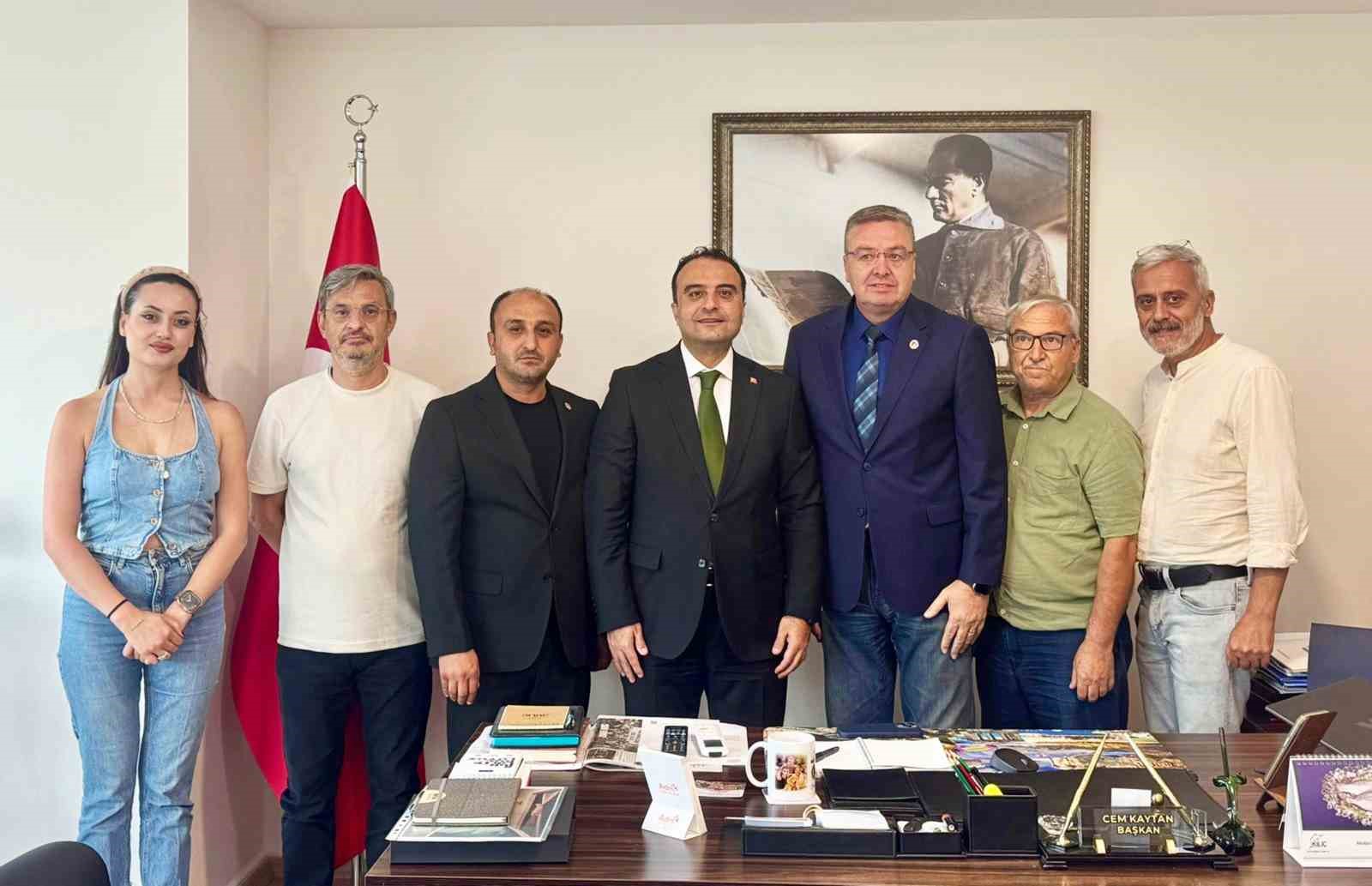 Menteşe Kaymakamı Ali Edip Budan, Muğla Büyükşehir Gazeteciler Cemiyeti’ne iade-i