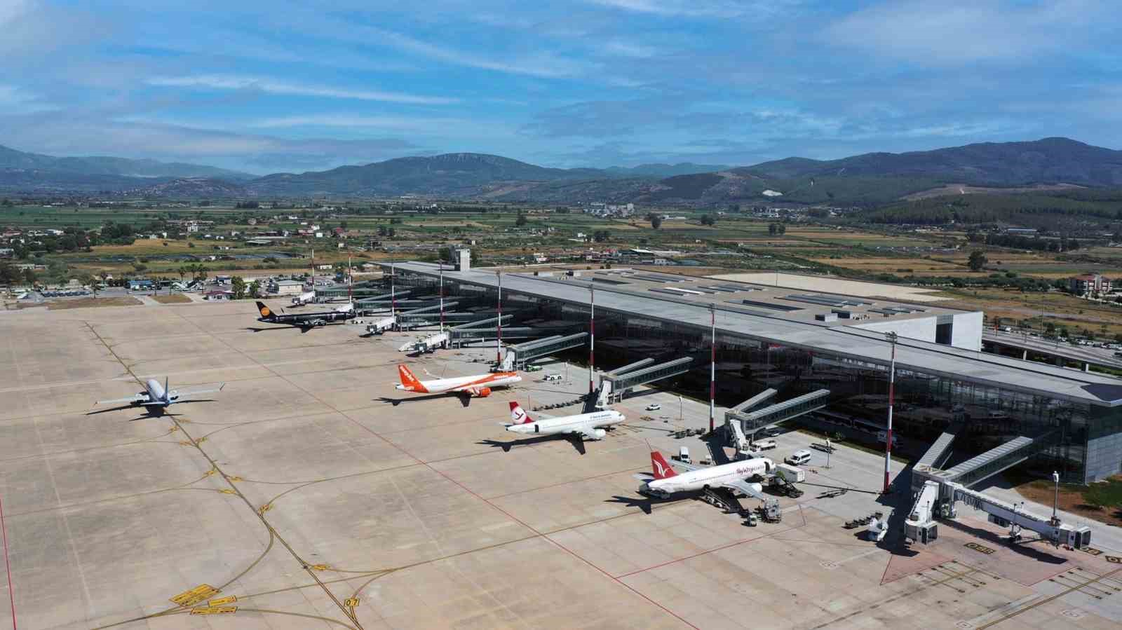 Devlet Hava Meydanları İşletmesinden yapılan açıklamada, Milas-Bodrum Havalimanında Ağustos ayı