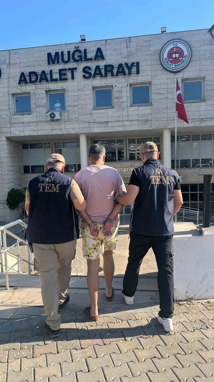 Muğla’da hakkında kesinleşmiş 6 yıl 10 ay 15 gün hapis