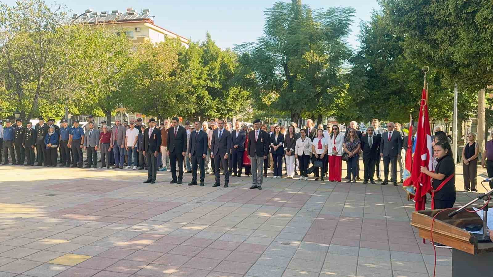19 Eylül Gaziler Günü dolayısıyla Muğla’nın Ortaca ilçesinde anma programı