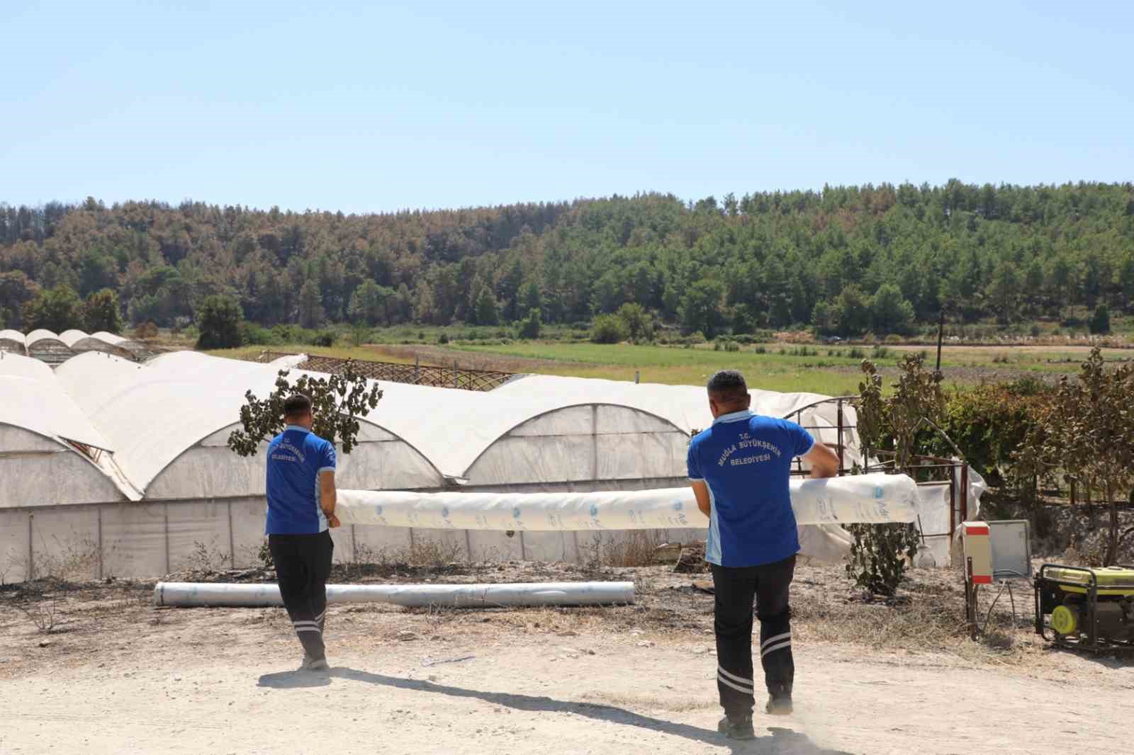 Muğla Büyükşehir Belediyesi, 29 Ağustos Cumartesi günü Seydikemer’de meydana gelen