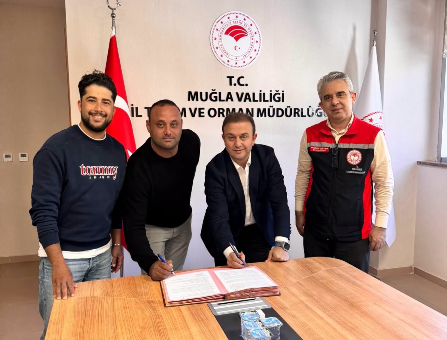 Muğla’nın Datça ilçesinde Yazı Köyü Tarımsal Kalkınma Kooperatifi’ne ait zeytinyağı