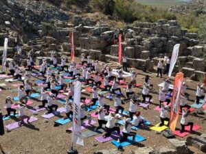 Avrupa Spor Haftası etkinlikleri kapsamında Muğla’nın Ortaca ilçesinde gençlere yönelik
