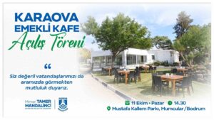 Bodrum Belediyesi tarafından Bodrum’un ikinci emekli kafesi olarak hayata geçirilen