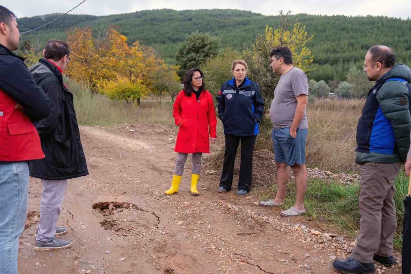 Menteşe Belediye Başkanı Gonca Köksal Aras, şiddetli yağışların ve altyapı