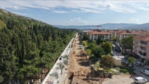 Muğla Büyükşehir Belediyesi, Menteşe Belediyesi ile imzalanan protokol kapsamında Orhaniye