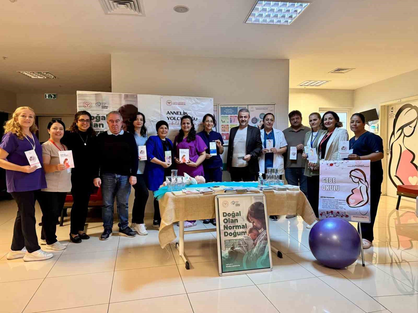 Muğla Eğitim ve Araştırma Hastanesi’nde, 1-7 Ekim Normal Doğum Haftası