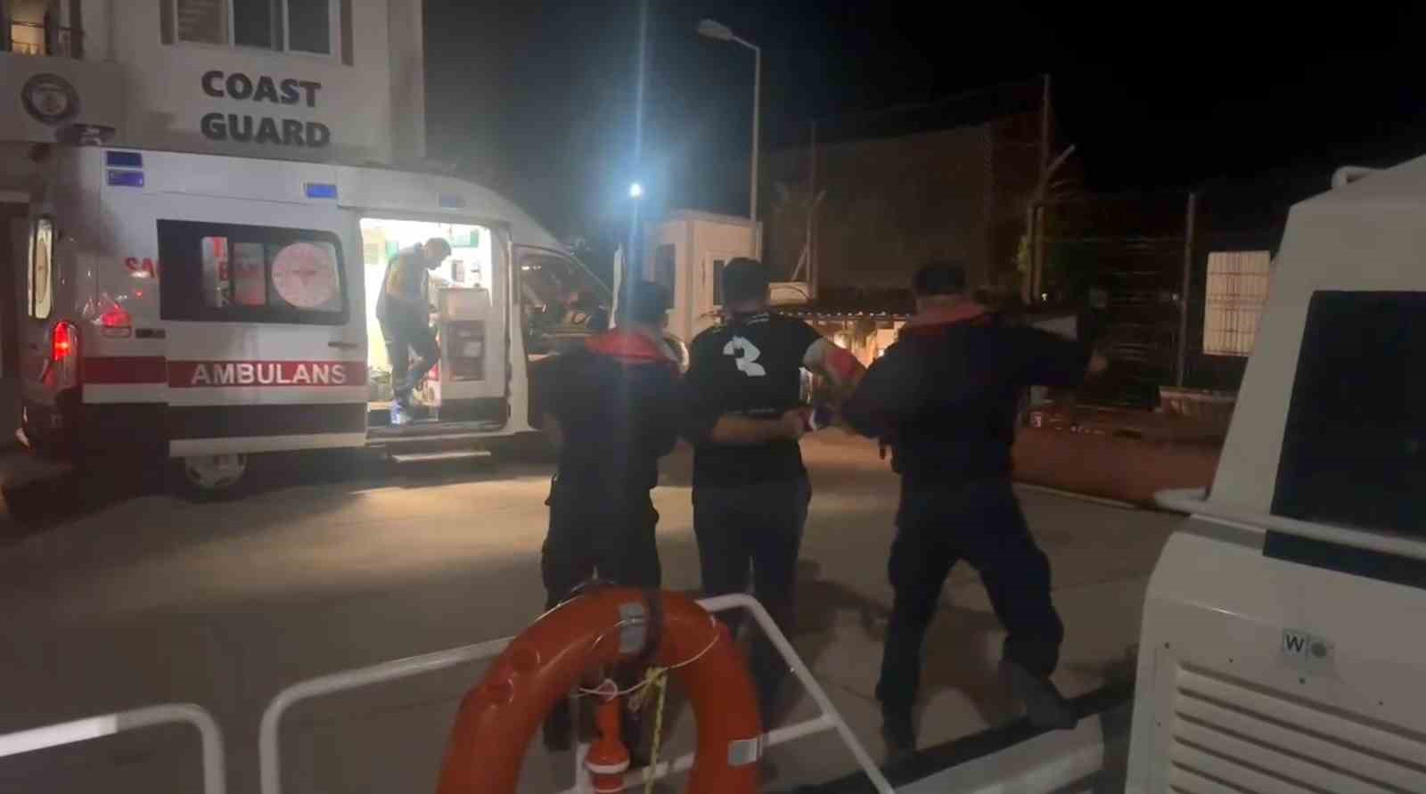 Muğla’nın Marmaris ilçesi açıklarında seyreden yolcu gemisinde yaralanan vatandaş için
